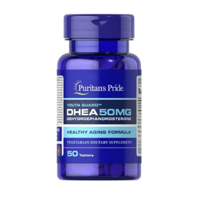 Suplemento Dhea 50 Mg 50 Tab Puritans Pride Energia Y Salud!