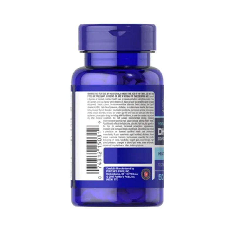 Suplemento Dhea 50 Mg 50 Tab Puritans Pride Energia Y Salud!