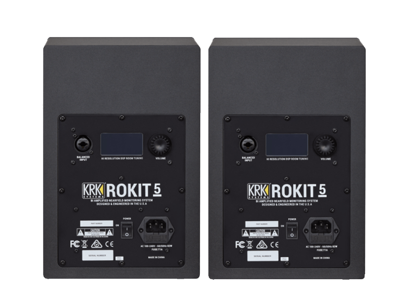 Par de Monitores Para Estudio 5" KRK Rokit RP5G4 - Negro