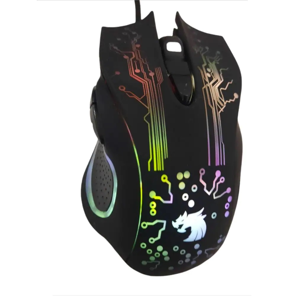 Mouse Alámbrico Gaming Dragon Luces Led SG-M01 Select Sound