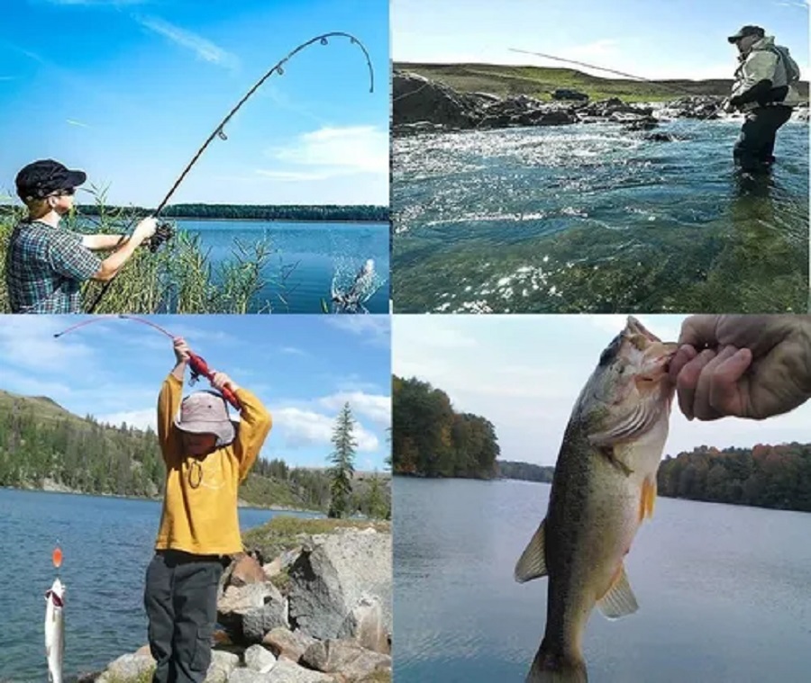 Kit De Accesorios Para Pesca 264 Piezas Negro con Amarillo