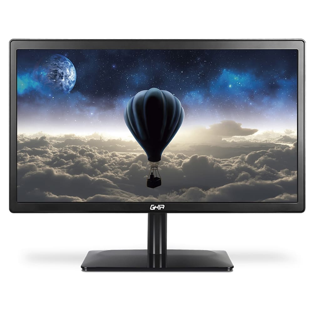 Monitor LED de 19.5'', Ghia MG1921, HD 1600 x 900, VGA/HDMI, 60 Hz, Negro