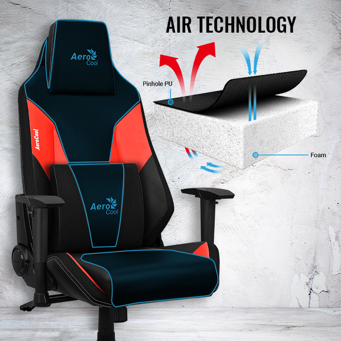 SILLA AEROCOOL ADMIRAL CHAMPION RED