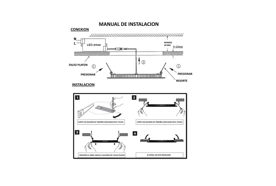 Plafon Led 18w Spot Luz Blanca Fría o Cálida  10 Pzs