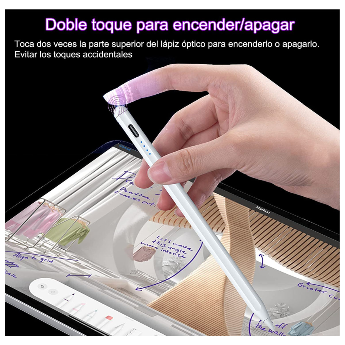 Pluma Digital de última generación compatible con iPad, Samsung, tablets y celulares