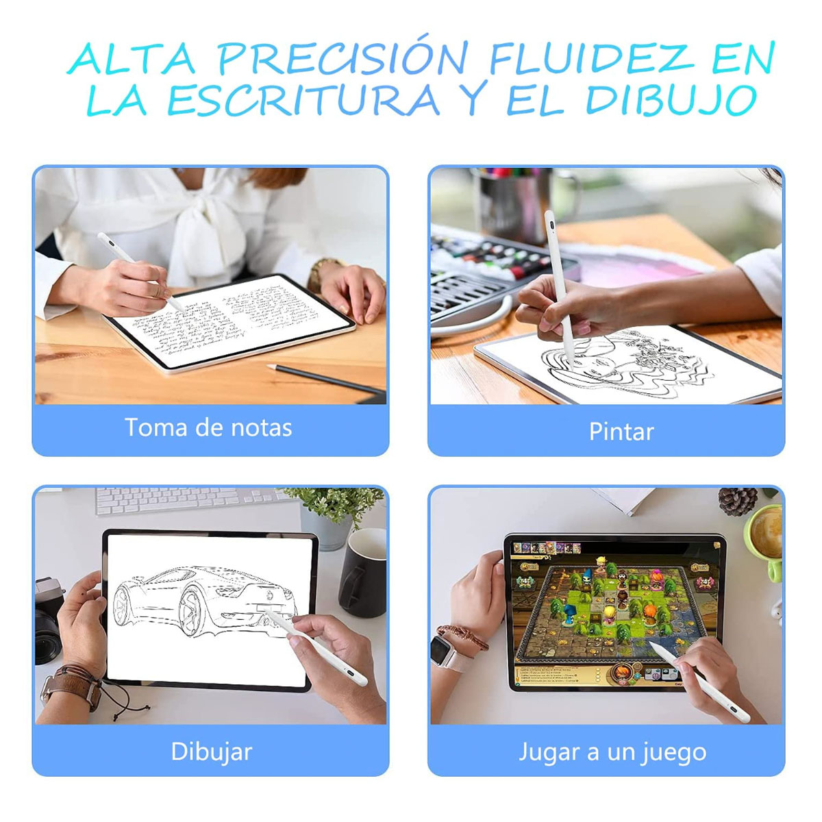 Pluma Digital de última generación compatible con iPad, Samsung, tablets y celulares