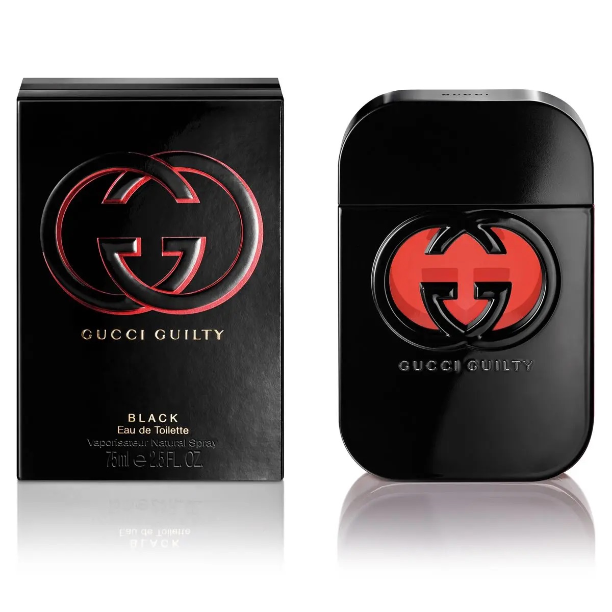 Perfume Gucci Guilty Black Eau De Toilette 75ml Dama Descontinuado