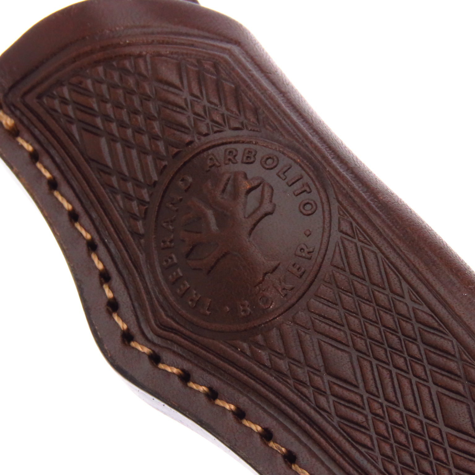 Bo02Ba519H Boker Arbolito Cuchillo Caper Caza Asta Venado Con Funda.