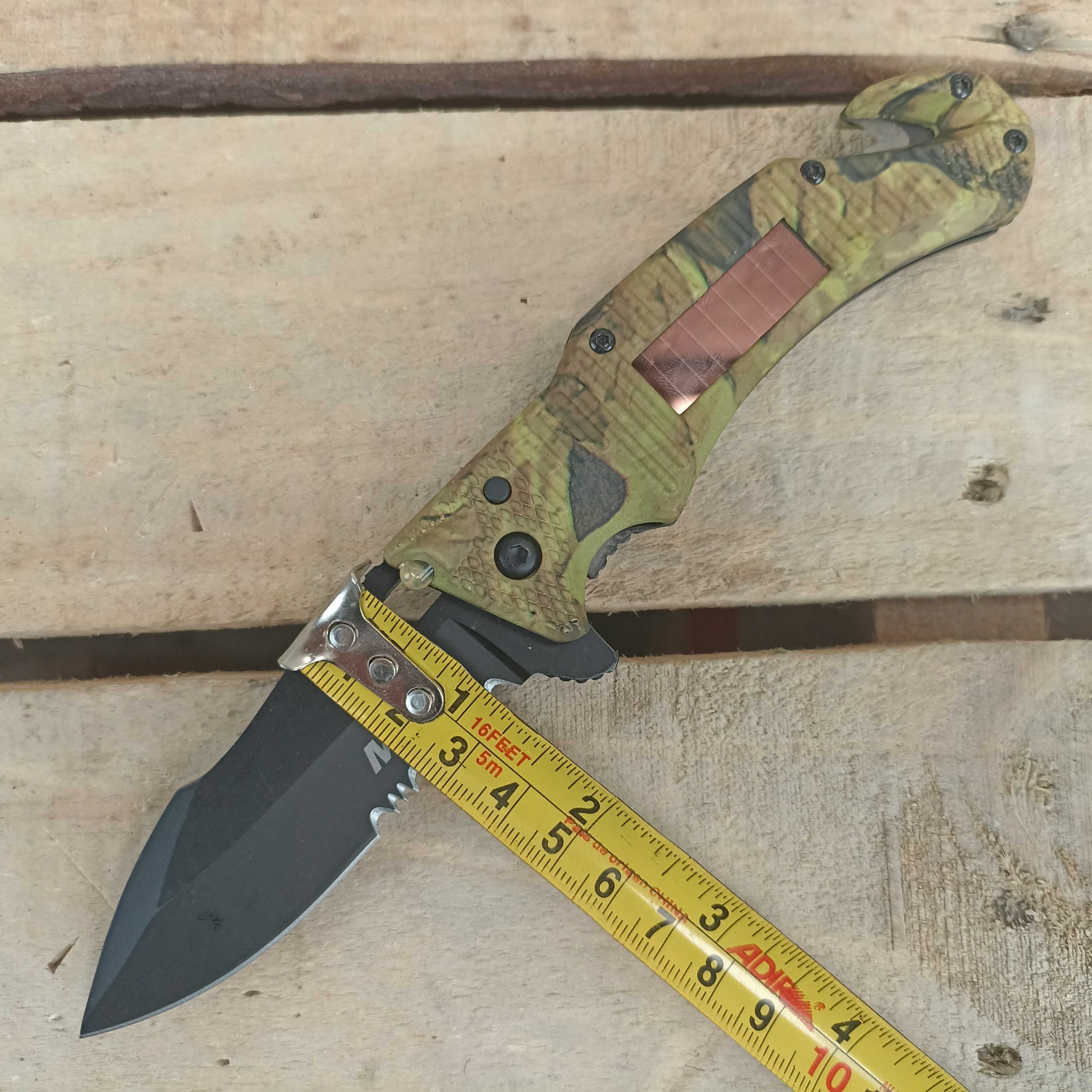 Navaja Militar Camuflaje MT-A887CA