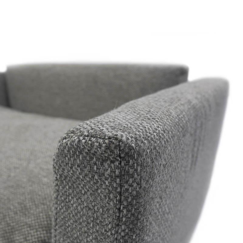 Sofa Moderno Sillon Para Perro Raza Mediano Mascotas Leilany Gris