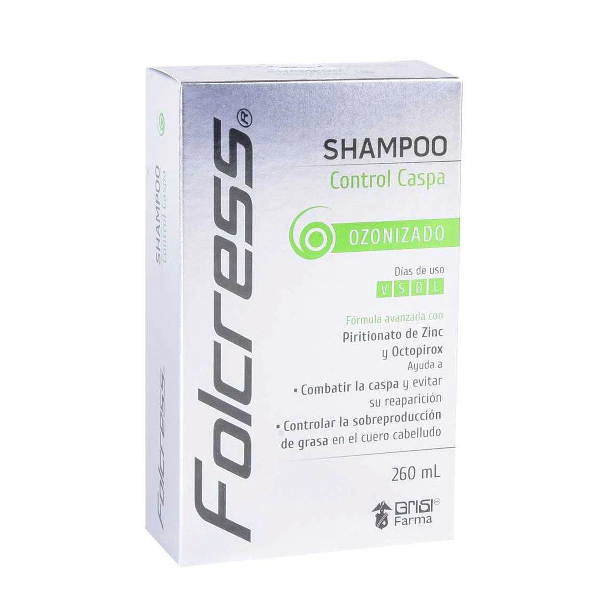 Shampoo folcress control caspa 260 ml 3pack