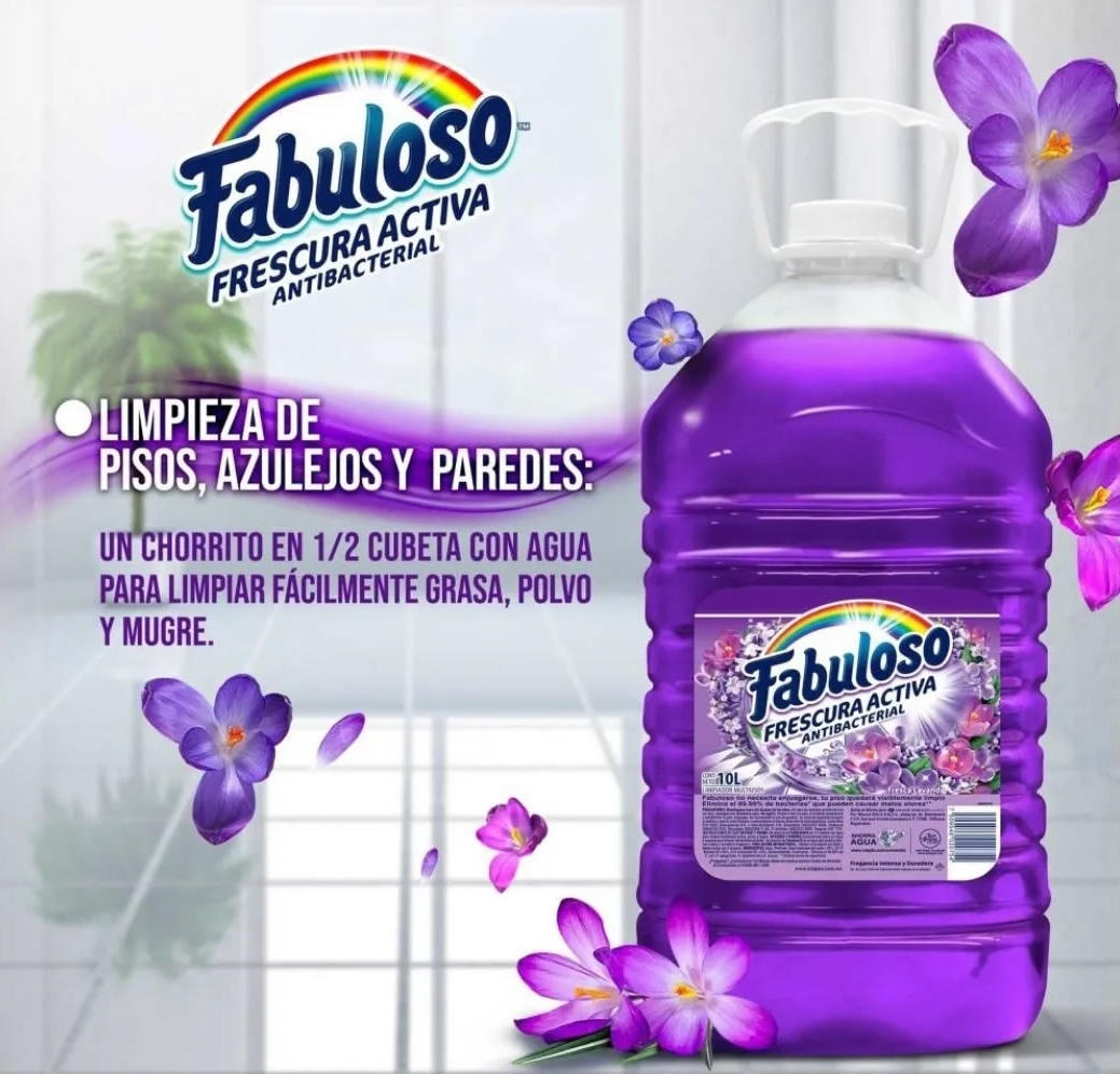 Limpiador Multiusos Fabuloso Antibacterial 505868 10L CST