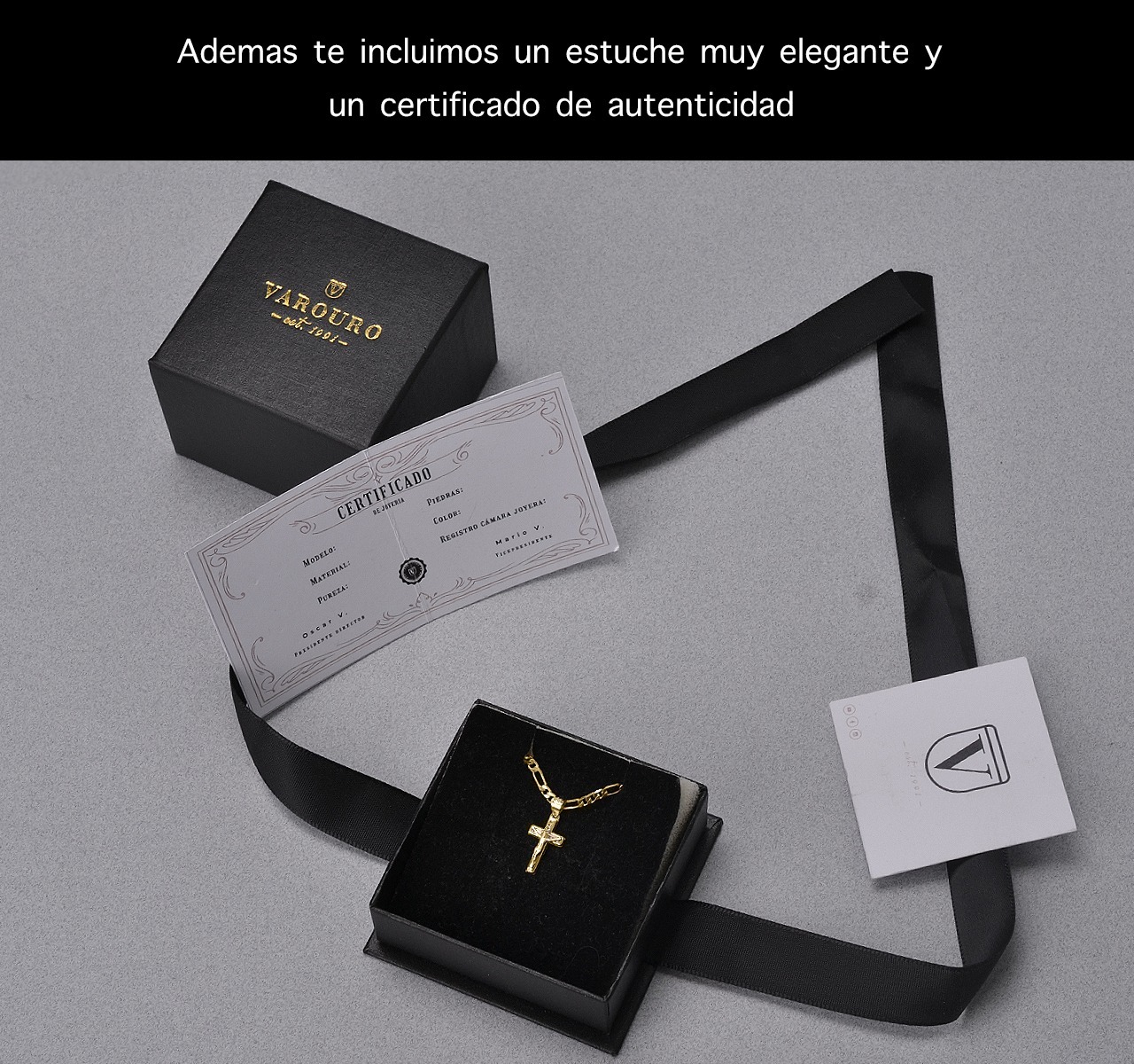 Dije Cruz Cristo Oro Sólido 10k Para Niño + Cadena Regalo.