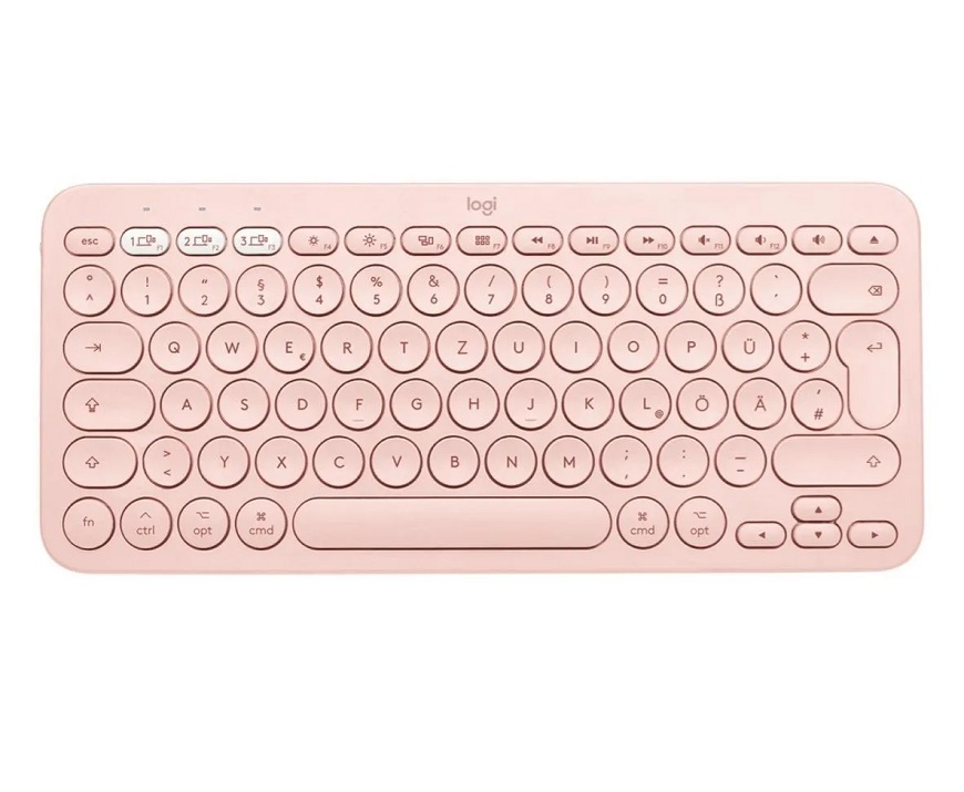 Teclado bluetooth Logitech Español Color Rosa