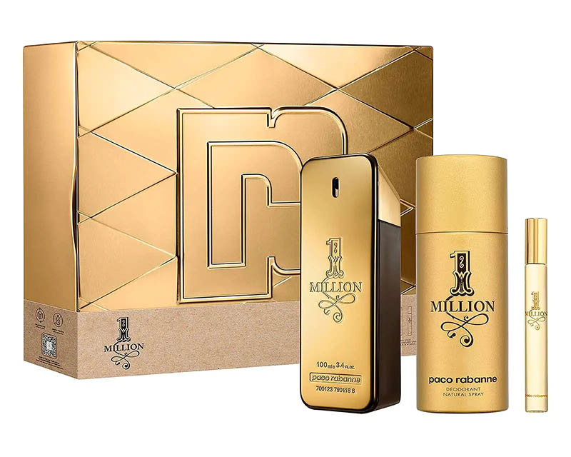 Paco Rabanne One Million Caballero Set (3pz Eau De Toilette 100ml