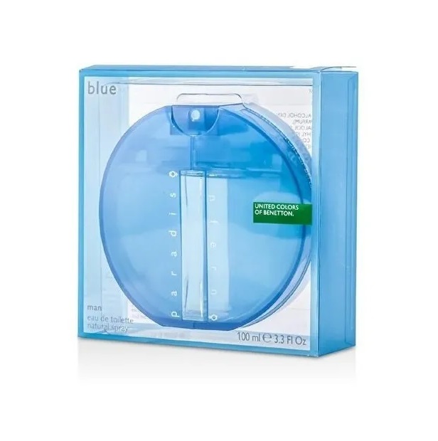 Perfume Paraiso y Infierno Blue Benetton Edt 100ml Caballero