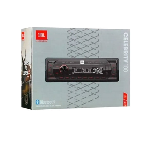 PAQUETE DE AUTOESTEREO JBL CELEBRITY 100  BLUETOOTH CON  PAR DE BOCINAS 6.5 PULGADAS JBL