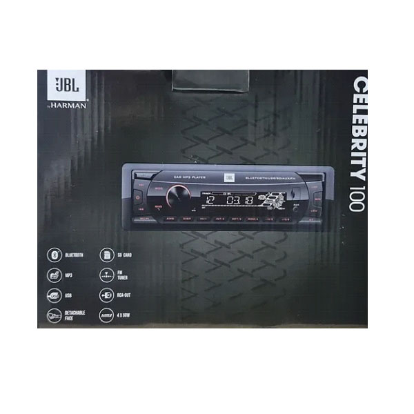 PAQUETE DE AUTOESTEREO JBL CELEBRITY 100  BLUETOOTH CON  PAR DE BOCINAS 6.5 PULGADAS JBL
