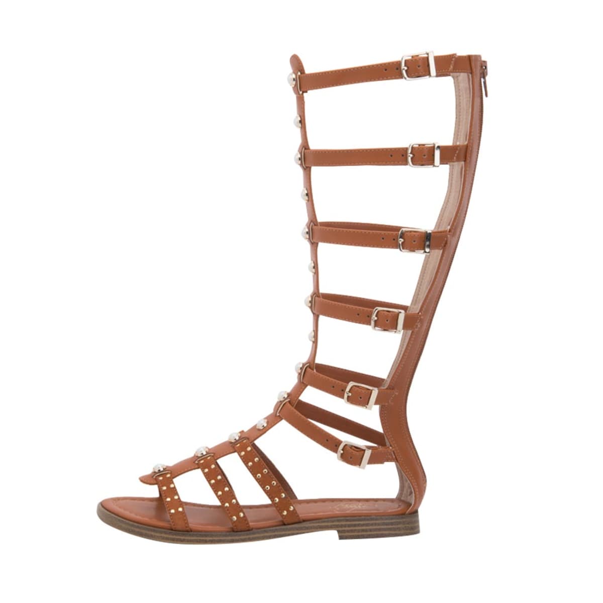 Sandalia casual PBPS con original diseño, estilo gladiador, mod. 1034489