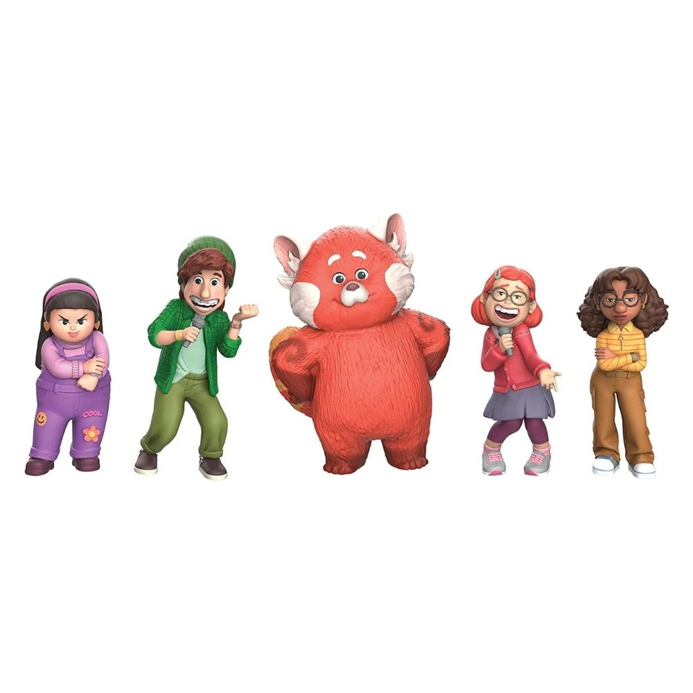 Disney Pixar Turning Red 5 Figuras Bff Mei Amigas