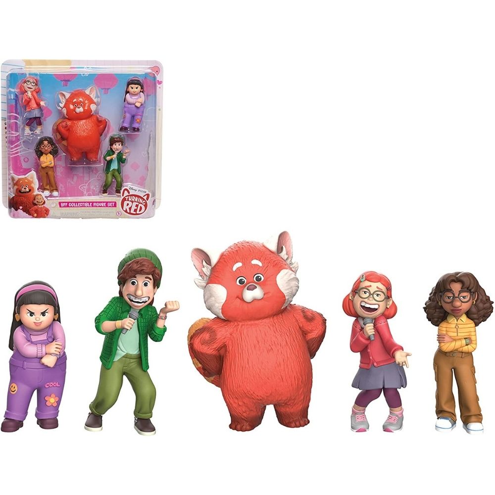 Disney Pixar Turning Red 5 Figuras Bff Mei Amigas