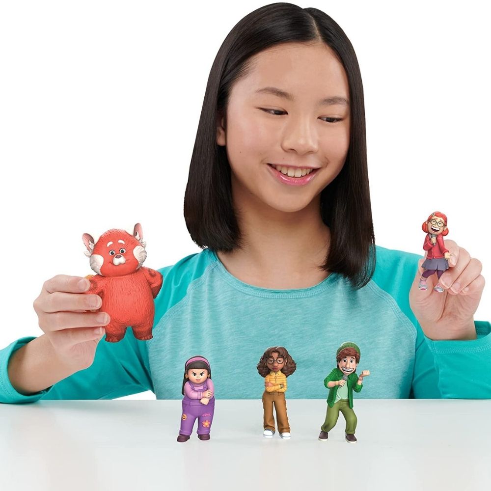Disney Pixar Turning Red 5 Figuras Bff Mei Amigas