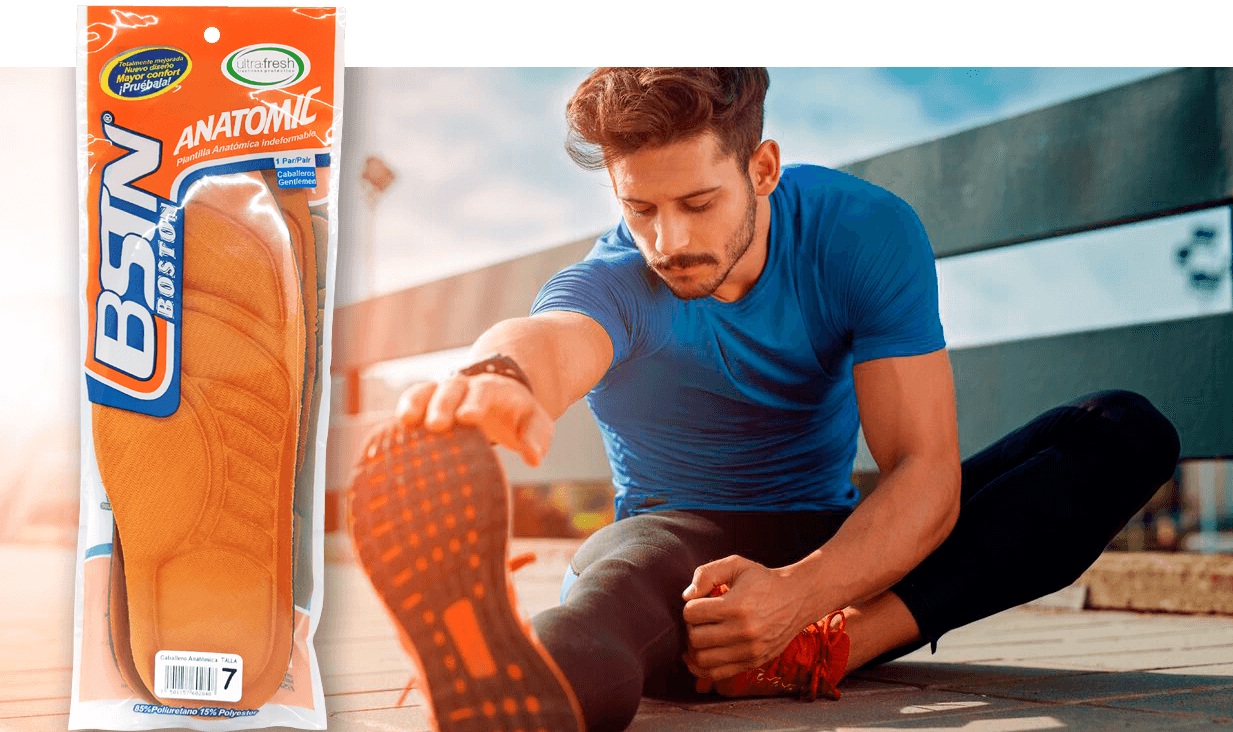 Plantillas Para Zapatos Anatomicas Acolchado Antibacterial