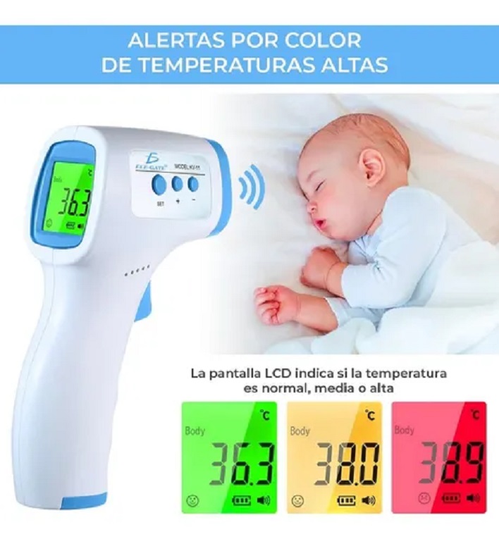Termómetro Infrarrojo Frente Sin Contacto