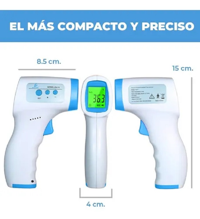 Termómetro Infrarrojo Frente Sin Contacto