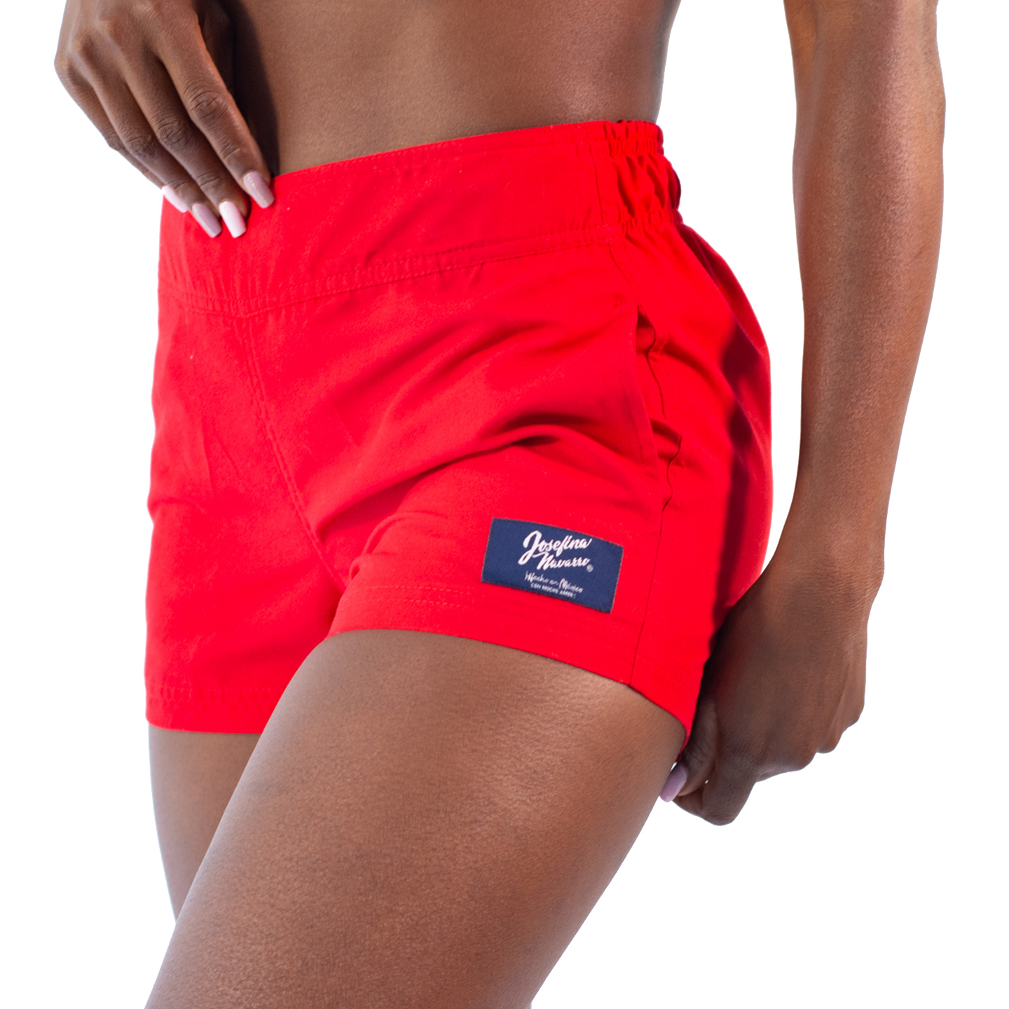 Short de Playa Mujer Rojo