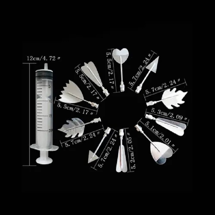 Kit 20 Gubias Boquillas Jeringa Para Decoracion Gelatina