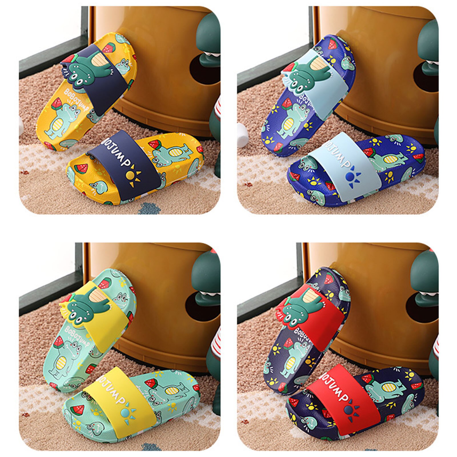 Sandalia Infantil Cocodrilo Para Niños Verano Varios Colores