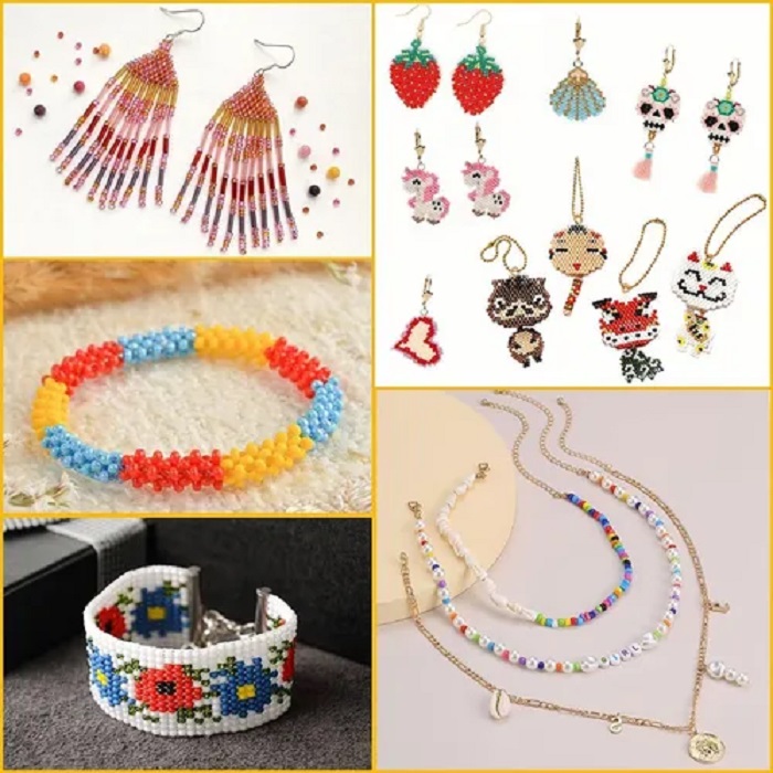 Cuentas Pulsera Bricolaje De 4mm 24 Color 7500pzs Con Letras