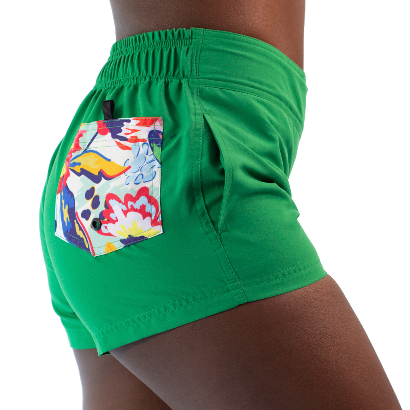Short de Playa Mujer Verde