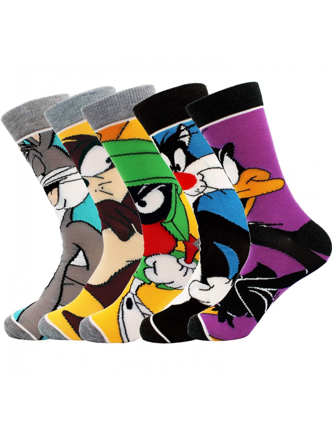 Gremlins - Calcetines para hombre, diseño de dibujos animados y personajes  a rayas, paquete de 2 calcetines para adultos, Varios colores