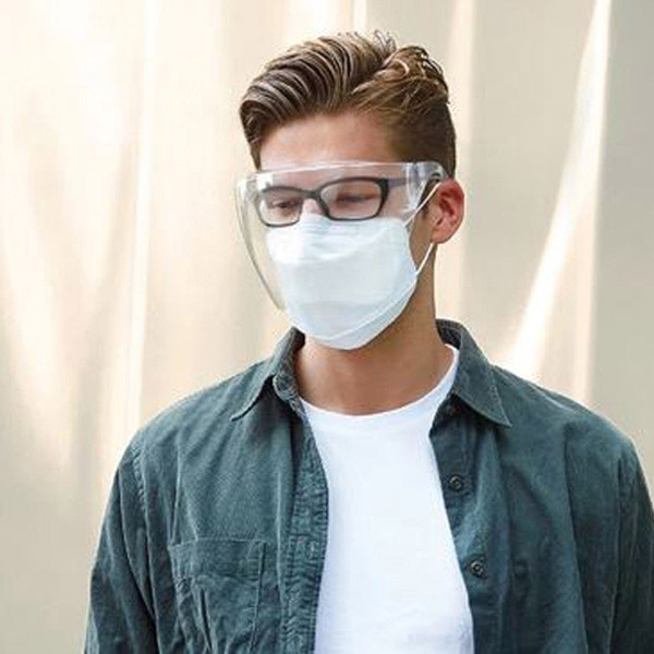 Careta de policarbonato 4 piezas Premium Protector facial de lente durable