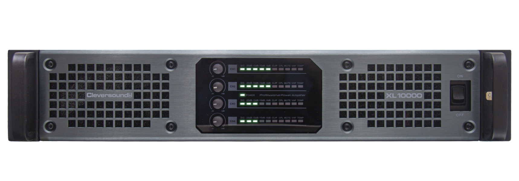Amplificador 4 Canales 2500w RMS c/u Cleversound XL10000