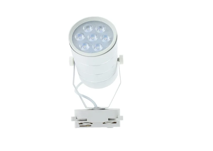 Lampara Riel Led 7w Kit 4 Lamparas Negro O Blanco Luz Neutra