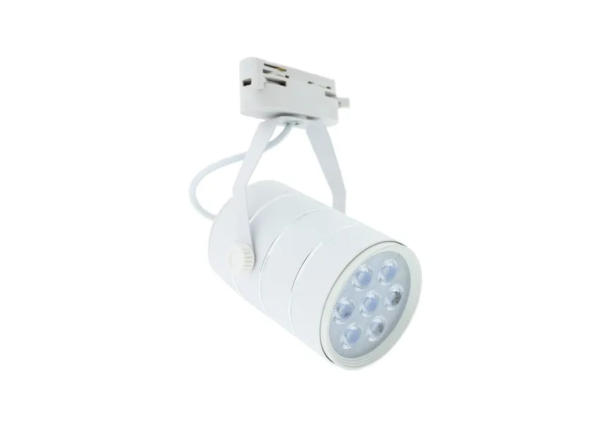 Lampara Riel Led 7w Kit 4 Lamparas Negro O Blanco Luz Neutra