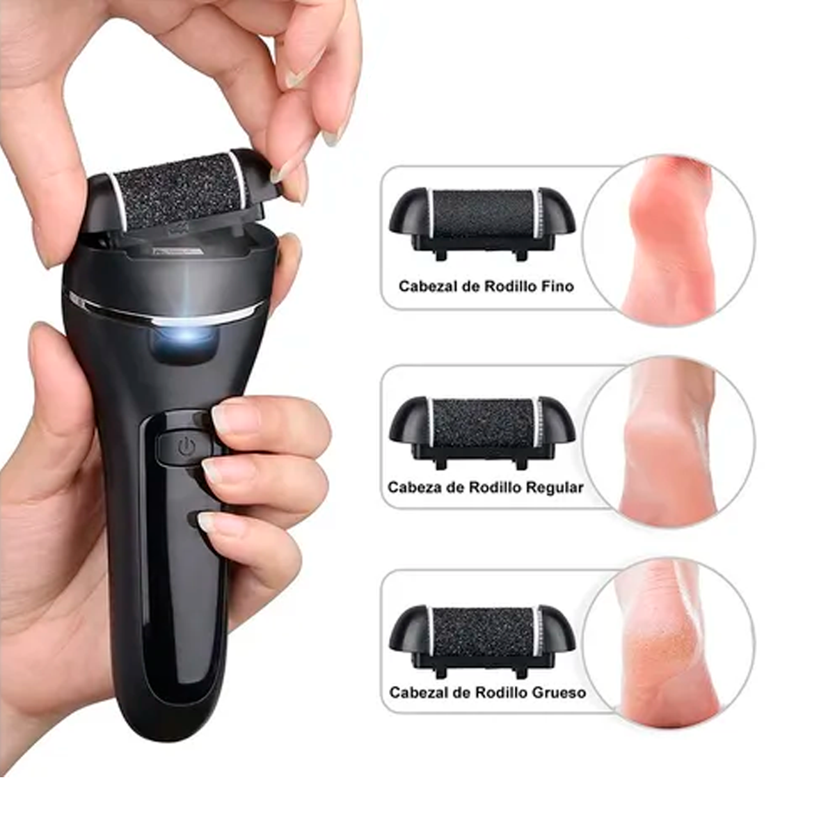  Removedor Eléctrico Callo 9 En1 Maquina Exfoliador Para Pies Pedicura 