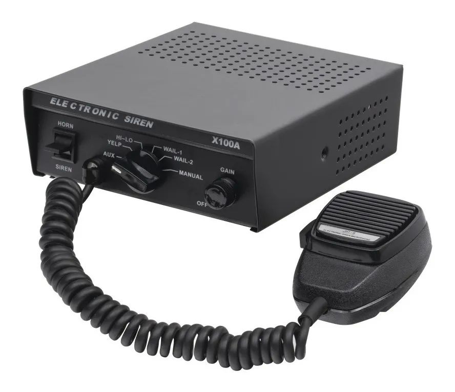 Kit Torreta Sirena, Bocina, Leds, Para Seguridad Pública