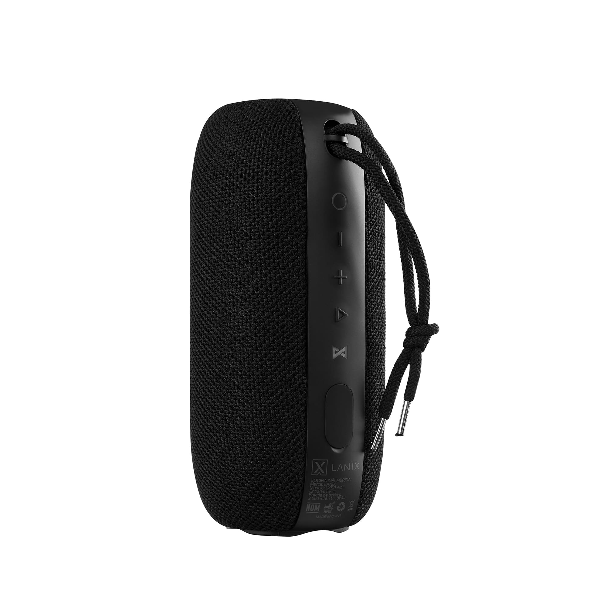 Lanix LXSP ACT, Bocina Bluetooth de 10W * 2, IP67, Negro