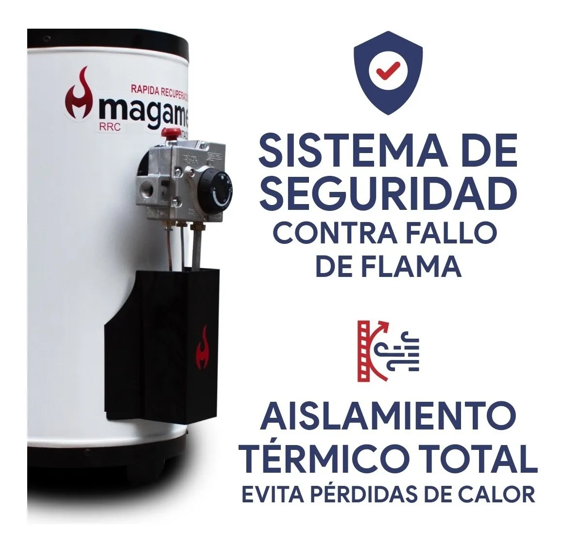 CALENTADOR DE AGUA DE PASO DE RÁPIDA RECUPERACIÓN, A BASE DE GAS L.P. BOILER