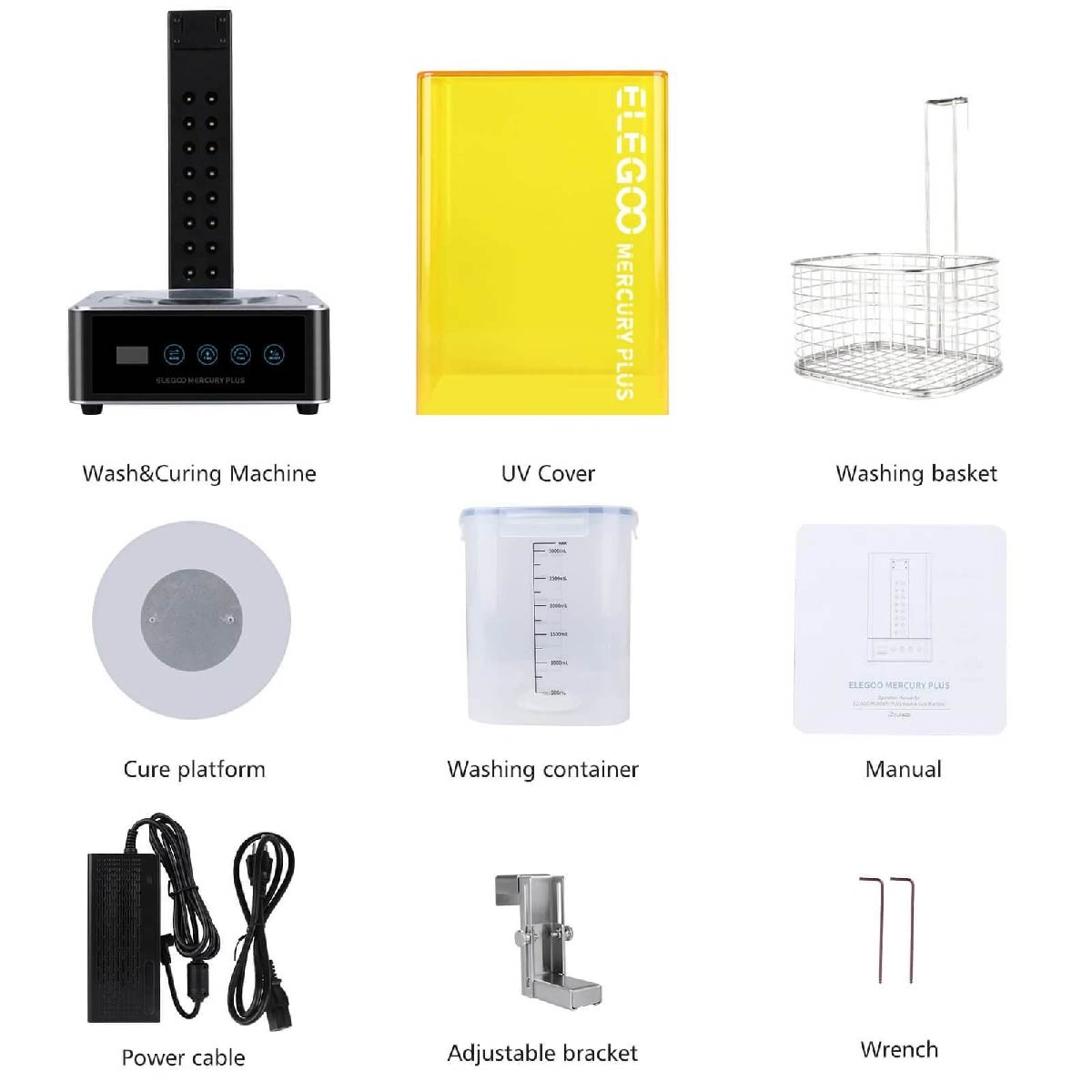 Elegoo Mercury Plus 2.0 Lavadora Y Curadora Impresiones 3d