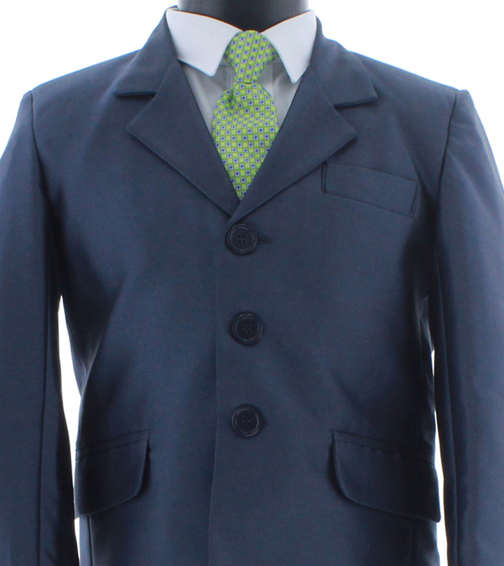 Traje de Niño Tres Piezas Color Azul 2 a 18 Años