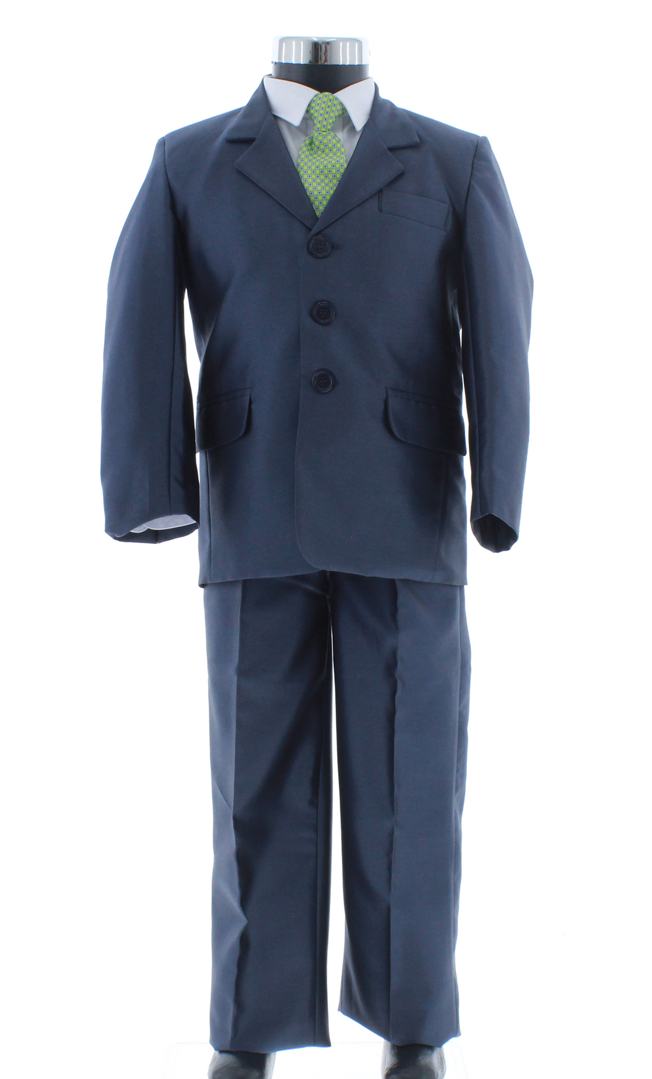 Traje de Niño Tres Piezas Color Azul 2 a 18 Años