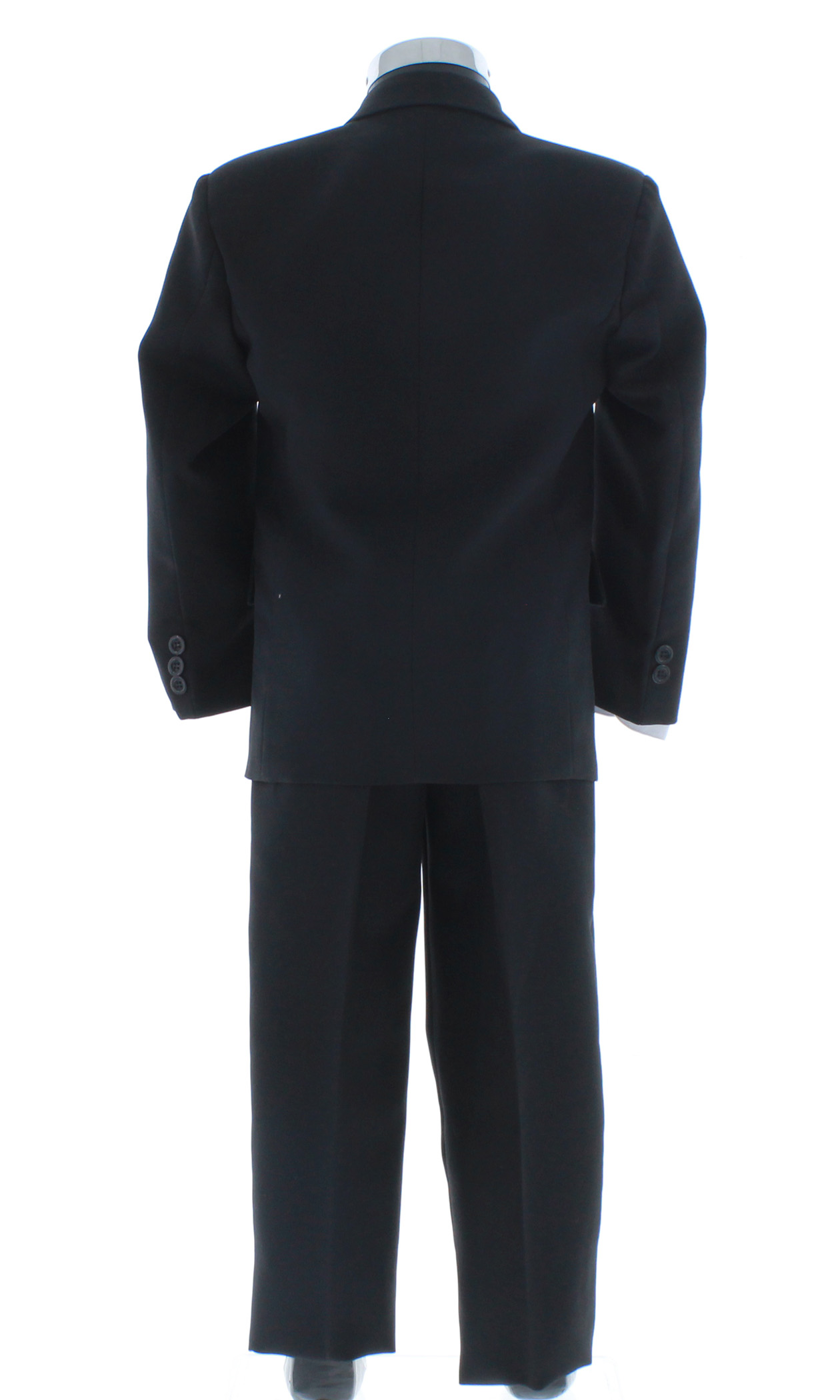 Traje de Niño Tres Piezas Color Negro 2 a 18 Años.