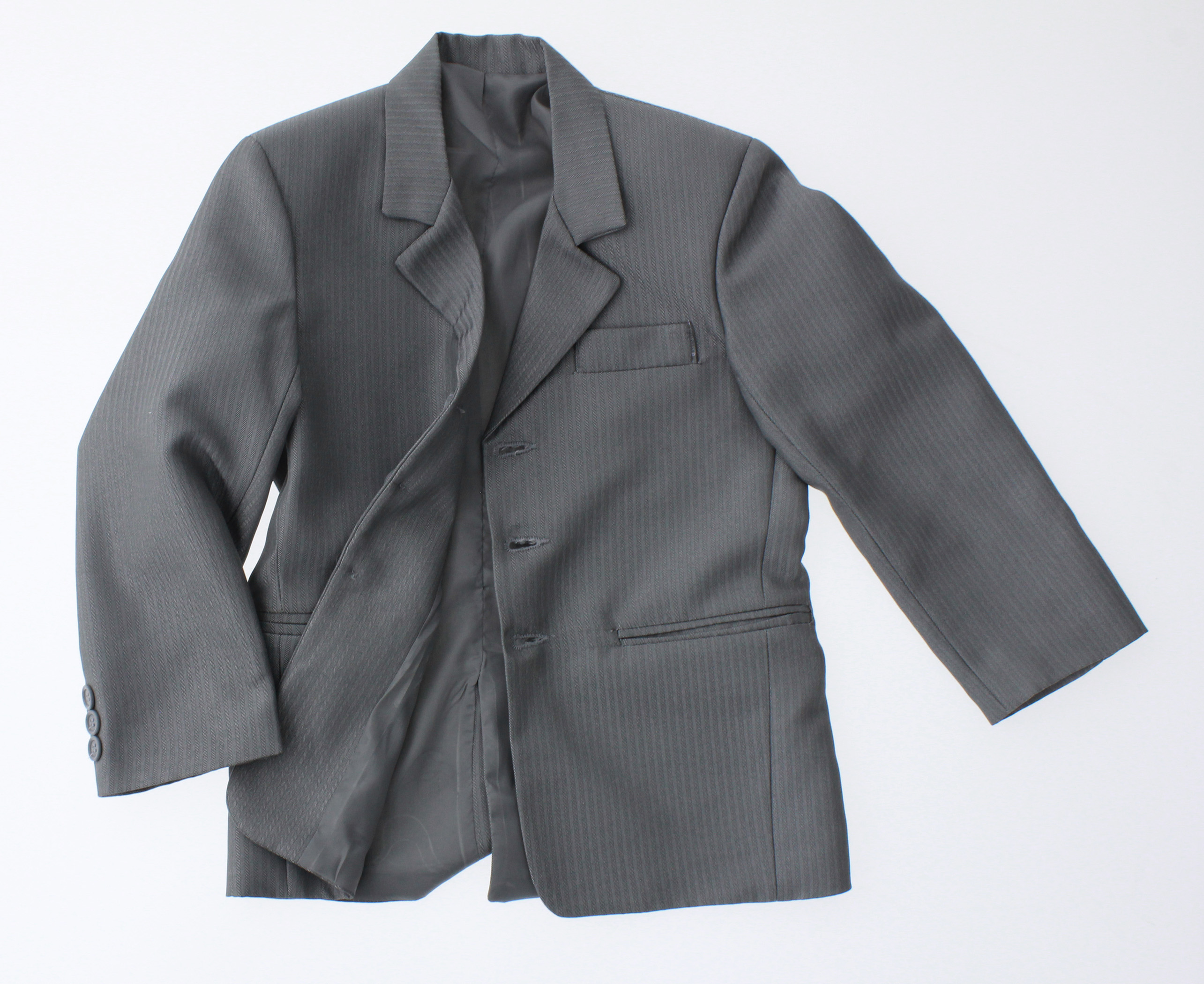 Traje de Niño Tres Piezas Color Gris 2378-B 2 a 18 Años.