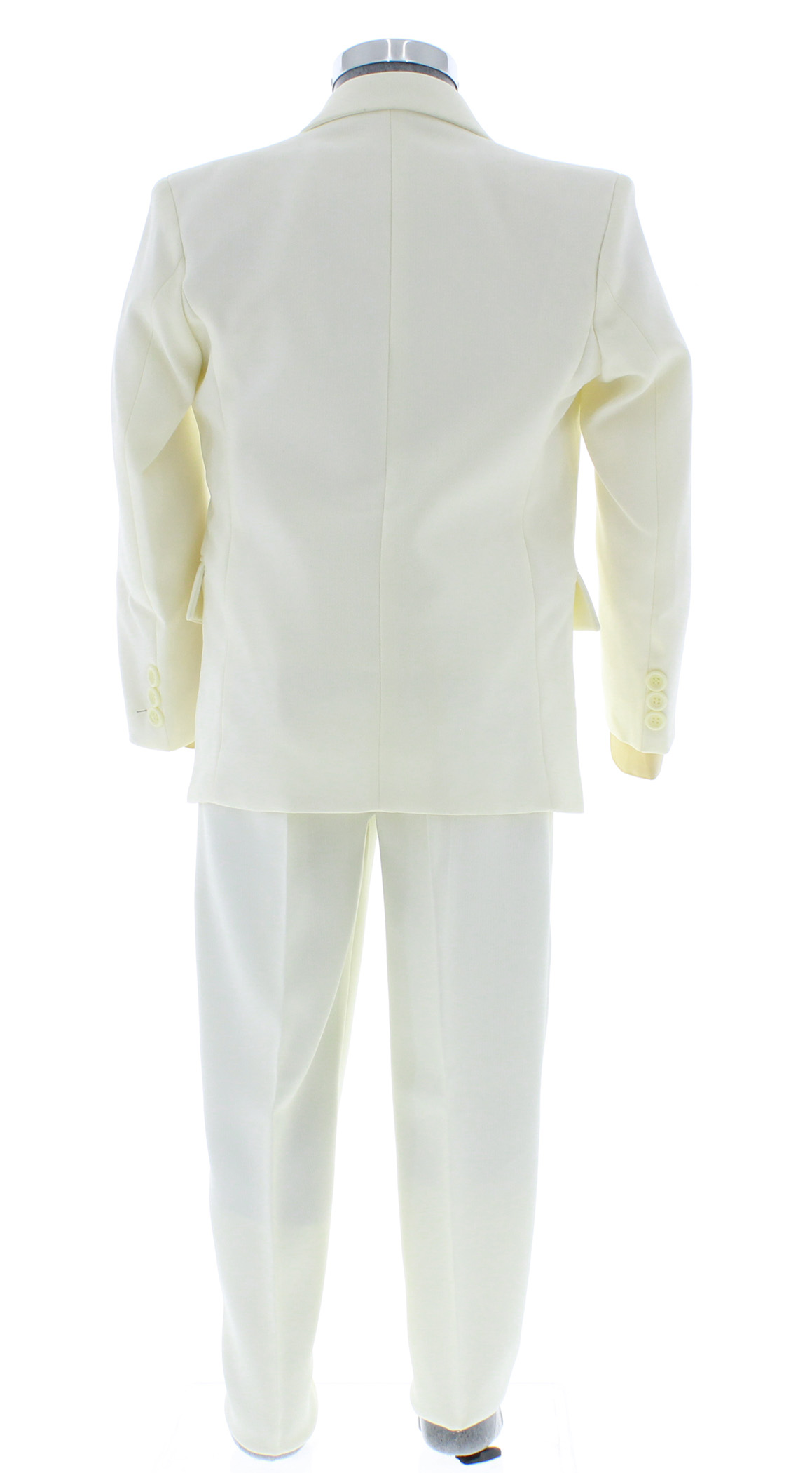 Traje de Niño Tres Piezas Color Hueso 2379 2 a 18 Años.