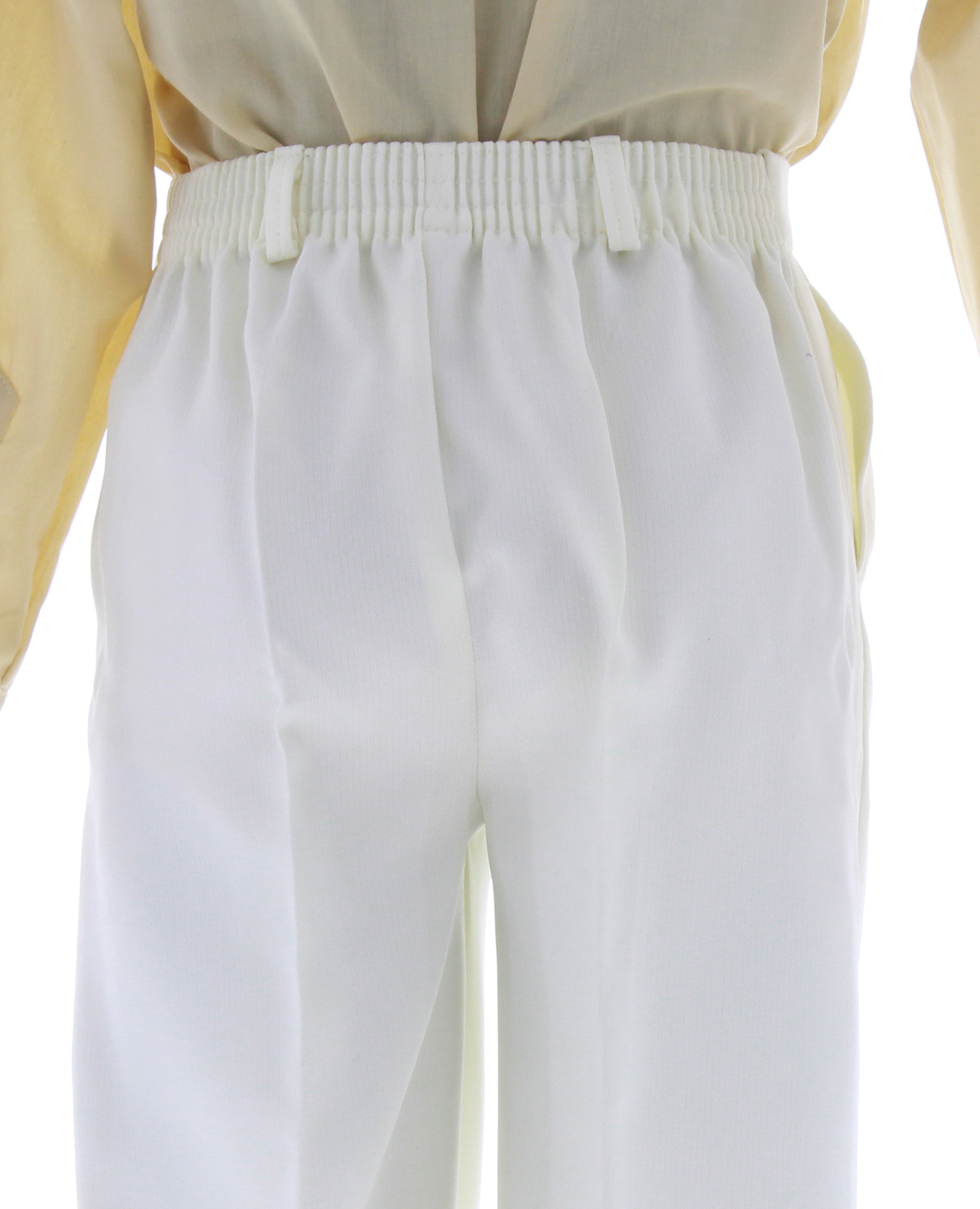 Traje de Niño Tres Piezas Color Hueso 2379 2 a 18 Años.